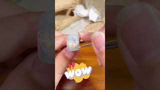 Colorful Moon Nails Tutorial  Celestial Nail Art  DIY Nails [upl. by Nnylkoorb]