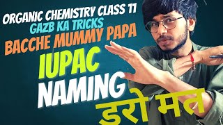 IUPAC naming class 11 organic chemistry one shot [upl. by O'Neil180]