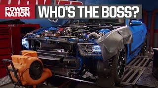 Twin Turbo Kit Adds 550 HP To A Boss 302  Engine Power S1 E7 [upl. by Lucienne]