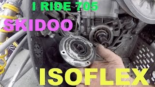 55 How to Change Isoflex grease in skidoo xp crank bearing [upl. by Bartram]