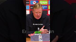 Koeman over moment assistent Hongarije koeman oranje nationsleague hongaria [upl. by Rheba835]