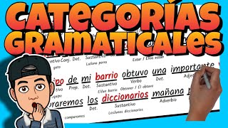 🔎 Cómo IDENTIFICAR las CATEGORÍAS GRAMATICALES [upl. by Barncard451]