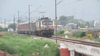 New LHB Rake Run of 12204 Amritsar  Saharsa Garib Rath Express sateeshmaurya [upl. by Ahsaet279]