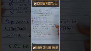 100 Concepts of MDCAT Biology  Concept No 16 crowncollegeokara crownentrytestpreparation mdcat [upl. by Namwob]