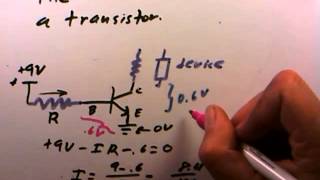 elec 027 base and collector resistors used with transistors [upl. by Kwan]