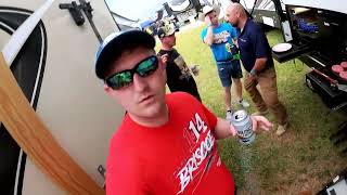 NASCAR Infield Camping in the Pits and Walking on the Track  Darlington Raceway 2022 [upl. by Lirrehs964]