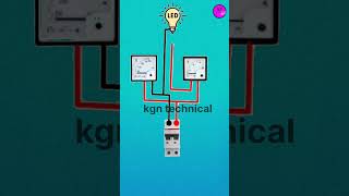 volt Meter Amper Meter Connection diagram shorts [upl. by Myer]