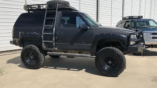 Eagle Industries LS Powered Chevy Tahoe 9” Lift With 37” Pro Comp Tires [upl. by Emorej]