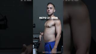 ASÍ CONSEGUÍ CAMBIAR MI FÍSICO EN 21 DÍAS fitness shorts calistenia [upl. by Onairpic]