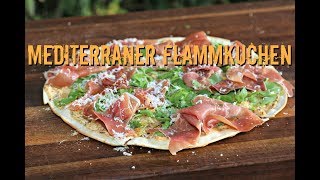 Mediterraner Flammkuchen [upl. by Mclain]