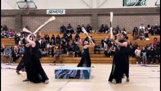 Millennium high school Colorguard winterguard 2023 [upl. by Hound]