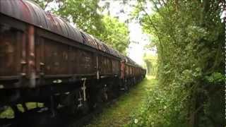 08 527 hauls steel coils on the Flixborough Wharf branch [upl. by Takeshi187]