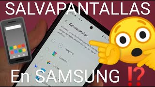 📱💡👀 Cómo ACTIVAR el SALVAPANTALLAS en un MÓVIL SAMSUNG FÁCIL y RÁPIDO [upl. by Bellamy186]