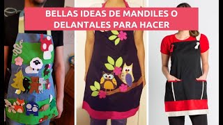 12 IDEAS DE MANDILES O DELANTALES PARA MAESTRAS QUERRÁS TENER [upl. by Zucker]