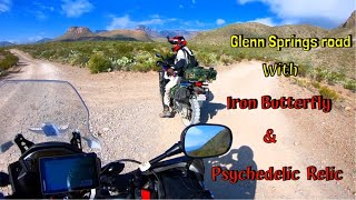 Motorcycle adventures with the Honda Africa Twin DCT  Glenn Springs Road  Big Bend  CB 500X [upl. by Annayoj]