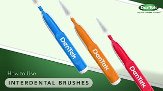 How to use Dental Interdental cleaning brushes IDBs [upl. by Clancy]