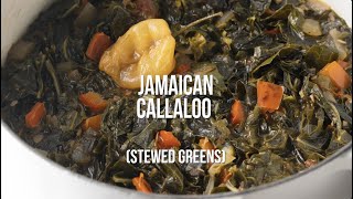 Jamaican Callaloo Stewed Collard Greens [upl. by Timotheus]