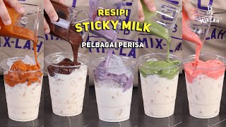 Cara Buat Sticky Milk Pelbagai Perisa Trend Bisnes Ais Susu Kental [upl. by Uhsoj]