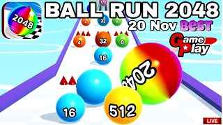 Ball Run 2048 Best Gameplay 20N shortsfeed live shortslive subwaysurfers [upl. by Daniels]