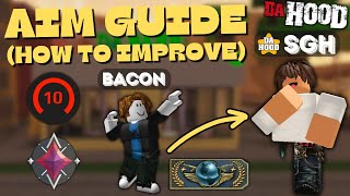 BEST Guide How to IMPROVE YOUR AIM FOR BEGINNERS Da Hood [upl. by Storfer]