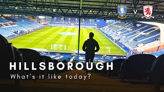 Visiting the FAMOUS HILLSBOROUGH Stadium  Sheffield Wednesday Matchday on the KOP [upl. by Eaneg741]