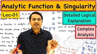 Analytic Function amp Singularity Lec01 [upl. by Perlman]