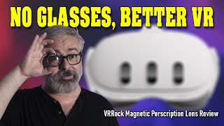 Quest 3s Magnetic Prescription lens  VRRock Review [upl. by Drescher]