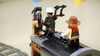 LEGO 79111 with MINDSTORMS  The Lone Ranger movie TEASER by 뿡대디 [upl. by Arihsat]