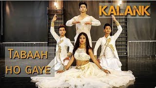 Tabaah Ho Gaye  Kalank  Madhuri Dixit  Kathak Fusion Cover  Kumar Sharma  Khushboo Gupta [upl. by Coshow]