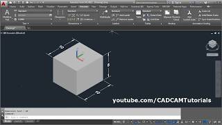 AutoCAD 3D Dimensioning Tutorial  AutoCAD 3D Dimension in Z Axis  AutoCAD 3D Tips and Tricks [upl. by Hemingway]