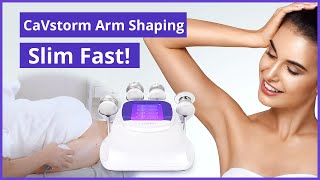 Arm Shaping Tutorial  Ultrasonic CaVstorm Cavitation Microcurrent Body Shaping [upl. by Hieronymus361]