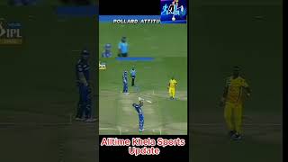 Pollard Attitude IPL cricket ipl sports alltimekhela pollard [upl. by Hendel]