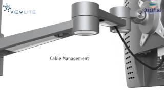 Dataflex ViewLite Monitorhalterungen Produkt Präsentation [upl. by Aniat]