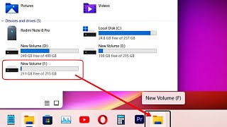 How To Pin Hard Drive To Taskbar in Windows 11 [upl. by Onivag]