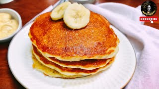 Banana Pancakes without Egg  5 Min Healthy Banana Pancakes for Breakfast [upl. by Shifrah]