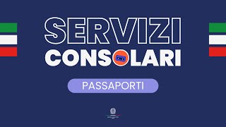 Passaporti  Servizi Consolari [upl. by Ludewig]