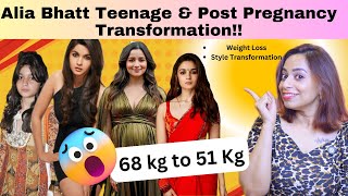 Alia Batts SHOCKING Transformation RevealedTeenage WeighlossPost Pregnancy Weight Lossaliabhatt [upl. by Moritz290]