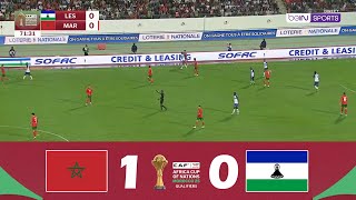 Maroc contre Lesotho 10  Éliminatoires AFCON 2025  Résumé de Match [upl. by Maharva594]