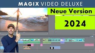 Neue Version 2023  MAGIX VIDEO DELUXE 2024 Tutorial [upl. by Elleon]