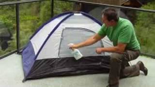 Waterproof your tent with Dry Guy Waterproofing Spray [upl. by Chainey14]