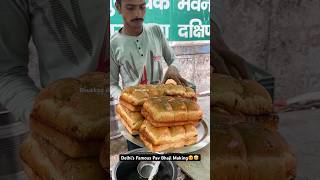 Delhi’s Famous Pav Bhaji Making😍🤩 Indian Street Food [upl. by Anos]