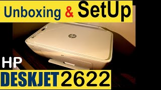 HP Deskjet 2622 quick Setup Unboxing review [upl. by Namien]