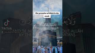 The promise from Allah is the truth [upl. by Nerradal574]