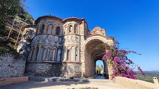 Monastery of Pantanassa Archaeological Site of Mystras Sparta Peloponnese Greece Europe [upl. by Akemit]