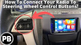 How To Connect Car Steering Wheel Buttons To New Radio [upl. by Anaihk]