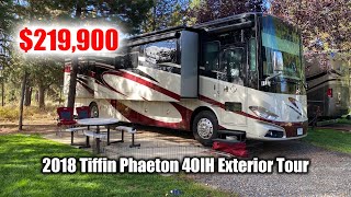 2018 Tiffin Phaeton 40IH Exterior Tour [upl. by Nance745]