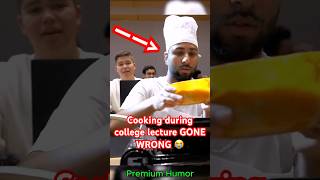 Bro was cooking DURING A COLLEGE LECTURE 😭 [upl. by Ecnerwaled]