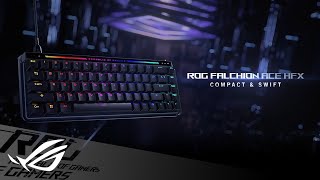 ROG Falchion Ace HFX  Compact amp Swift  ROG [upl. by Notanhoj]