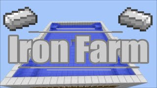 Minecraft Automatic Iron Farm 18 [upl. by Wachter]