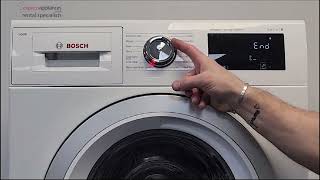 Bosch Washing Machine Child Lock [upl. by Ayela523]